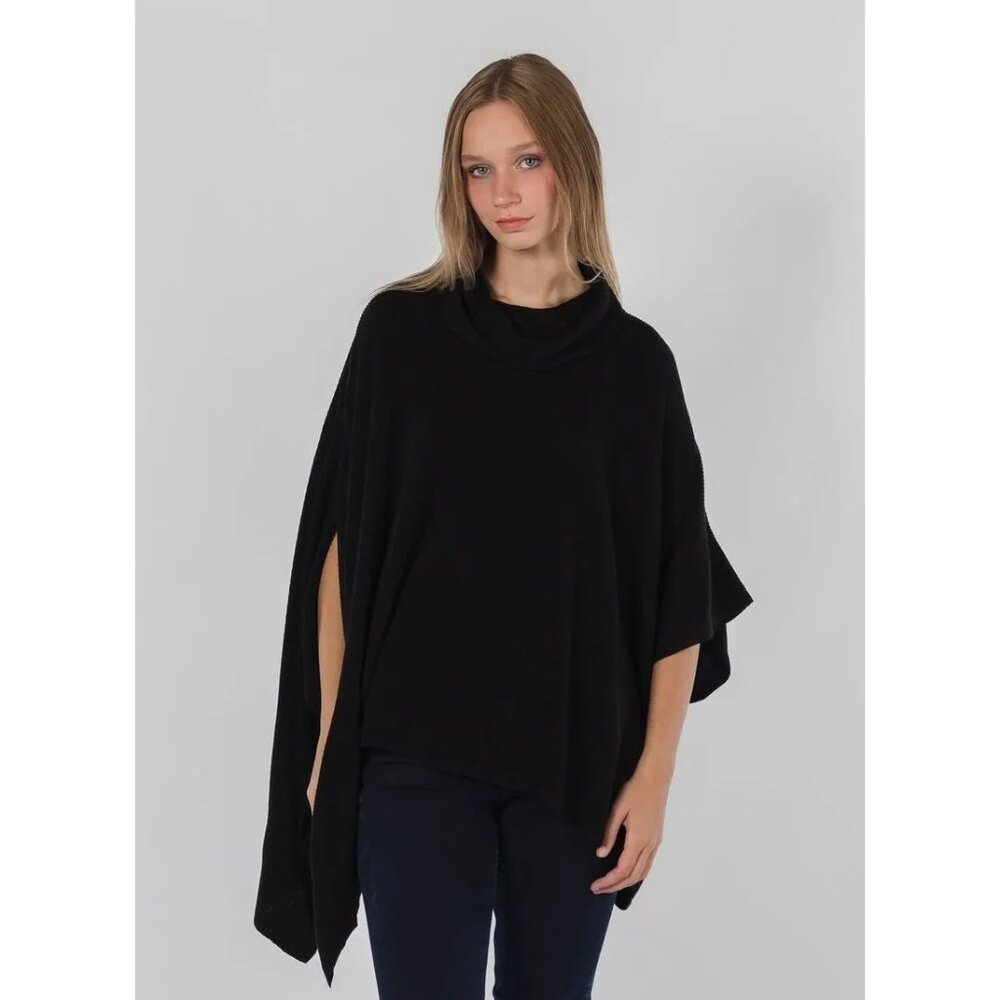 Calvin‎ Klein $89 Asymmetrical poncho sweater S/M NWT